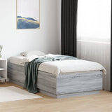 Bed Frame without Mattress Grey Sonoma 90x200 cm 3209728
