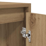 2 Piece Bathroom Furniture Set Artisan Oak Engineered Wood 856068