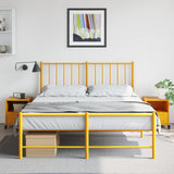 Bedside Cabinets 2 pcs Mustard Yellow 36x39x43.5 cm Steel 846711