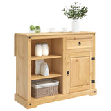 Kitchen Trolley 2 pcs Honey Wax 112 x 70 x 91.5 cm Solid-Pine 3425386