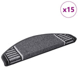 Self-adhesive Stair Mats 15 pcs Anthracite 65 x 21 x 4 cm 42011453