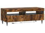 LED TV Cabinet Smoked Oak Engineered Wood 896560