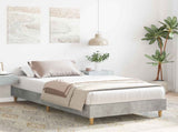 Bed Frame Concrete Grey 80 x 200 cm Engineered Wood 8009064