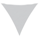 Sun Shade Sail Light Grey and White 5 x 5 x 5 m 42031208