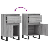 Sideboards 2 pcs Grey Sonoma 40x35x70 cm Engineered Wood 831177