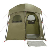 Shower Tent 2-Person Olive Green Waterproof 4009536