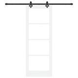 Sliding Door ORKDAL White and Black 78 x 211 cm 3332190