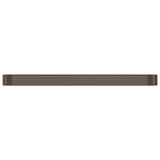Garden Raised Bed Galvanised Steel 507x100x36 cm Brown 319010
