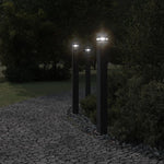 ZNTS Outdoor Floor Lamp with Outlet Black 110 cm Aluminium 4006409