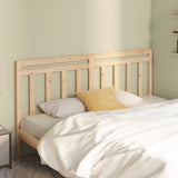 Bed Headboard 186x4x100 cm Solid Wood Pine 814109