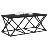 Coffee Table Black Oak 100 x 49 x 40 cm Engineered Wood 882768