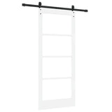 Sliding Door Manual ORKDAL White 86 x 198.5 cm Wood and metal 3332452