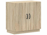 3 Piece Bathroom Cabinet Set HOORN Sonoma Oak Engineered Wood 3417470