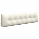Back Pillow Cream 180 x 24 x 50 cm Velvet 42014583