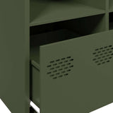 Sideboard Olive Green 135x39x73.5 cm Cold-rolled Steel 3307165