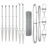 Welded Wire Fence with Spikes 10 x 0.8 m 3351924