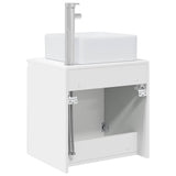 Wall-Mounted Sink Vanity White 53 x 35 x 63 cm Engineered Wood 890422