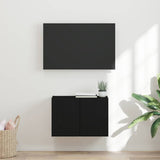 TV Wall Cabinet Black 59.5 x 31 x 40 cm Engineered Wood 892331