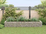 Gabion Raised Bed Steel 270x90x50 cm 142556