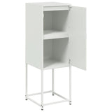Highboard White 36x39x107 cm Steel 846535