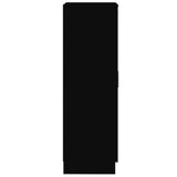 Shoe Cabinet Black 55x35x108 cm Engineered wood 342665
