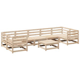 Garden Sofa Set Natural Wood Solid pine wood Large Modular 3299331