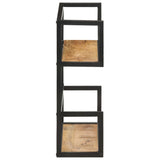 Wall Shelf 60x20x60 cm Rough Mango Wood 321076