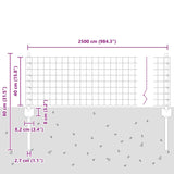 Fence and Post Green 0.4 x 25 m Steel 3336004