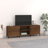 TV Cabinet Brown Oak 150x30x50 cm Engineered Wood 817506