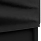Folding Party Tent with Sidewalls Black 3x6 m 93546