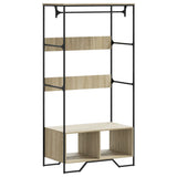 Wardrobe Sonoma Oak 90x50x180 cm Engineered Wood 848670