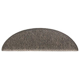 Stair Mats Self-adhesive Sisal-Look 30 pcs 56x17x3 cm Grey and Beige 3365860