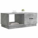 Coffee Table Concrete Grey 90 x 50 x 37 cm Engineered Wood 895418