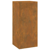 Plant Stand 2 pcs Rusty 24 x 24 x 55 cm Weathering Steel 865819
