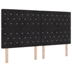 ZNTS Bed Frame Black 180x200 cm Velvet 3344893