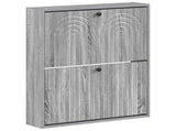Wall-Mounted Shoe Cabinet ALKMAAR 71 x 17 x 86 cm Grey Sonoma 896201