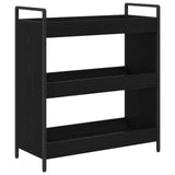 Kitchen Trolley Black Oak 70 x 30 x 82 cm Engineered Wood 879626