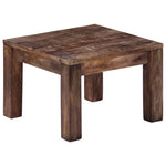 ZNTS Coffee Table 50x50x35 cm Solid Mango Wood 247468