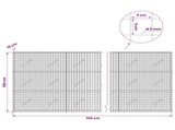 Gabion with 5 mm Wire and 5x5 cm Mesh 700x10x150 cm 3464000