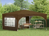 Pop-up Party Tent 290 x 290 x 245 cm Taupe 42019861