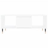 Coffee Table White 90x50x36.5 cm Engineered Wood 830580