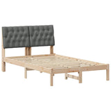 Bed Frame with Upholstered Headboard Brown 120 x 190 cm 878835