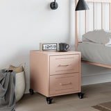 Bedside Cabinet Pink 36x39x43.5 cm Steel 846628