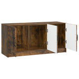TV Cabinet Smoked Oak 99 x 34.5 x 47 cm Engineered Wood 895870