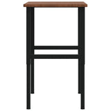 Workbench Dark Brown 100x60x cm Solid Wood Oak Rectangular 3309681