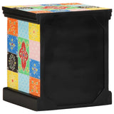 Bedside Cabinet 2 pcs Multicolour 40x35x45 cm Solid Wood Mango 4017563