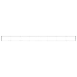 Garden Raised Bed Light Brown 775 x 50 x 36 cm Galvanised Steel 42017349