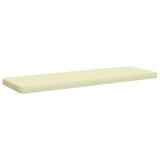 2-Piece Bench Cushions VUGHT 2 pcs 100% Polyester Cream 952015