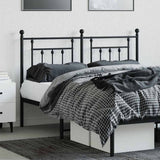 Metal Replace Headboard Black 140 cm 353570