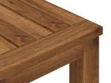 Coffee Table LAREN Natural 100.5 x 98 x 45 cm Solid Acacia Wood 901391